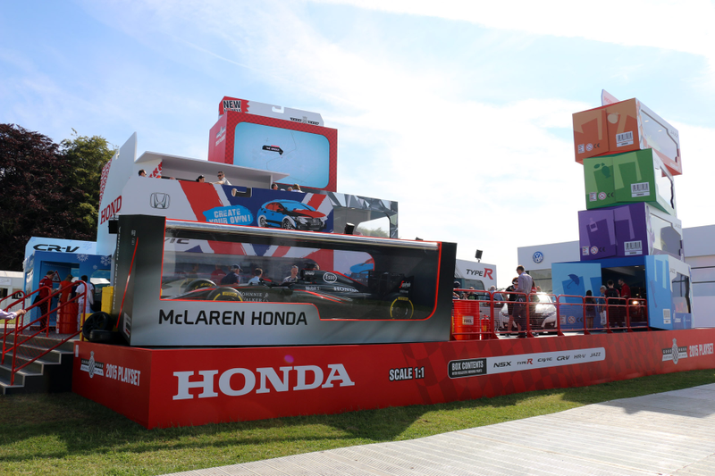 Illustration for article titled Honda's Goodwood Stage Is Full Of Real-Life Toy Cars